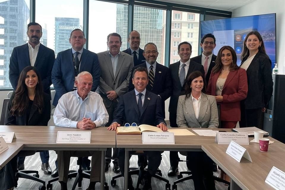 Pablo Lemus participó en la Sandag y vistió la Cámara de Comercio de Regional de San Diego.