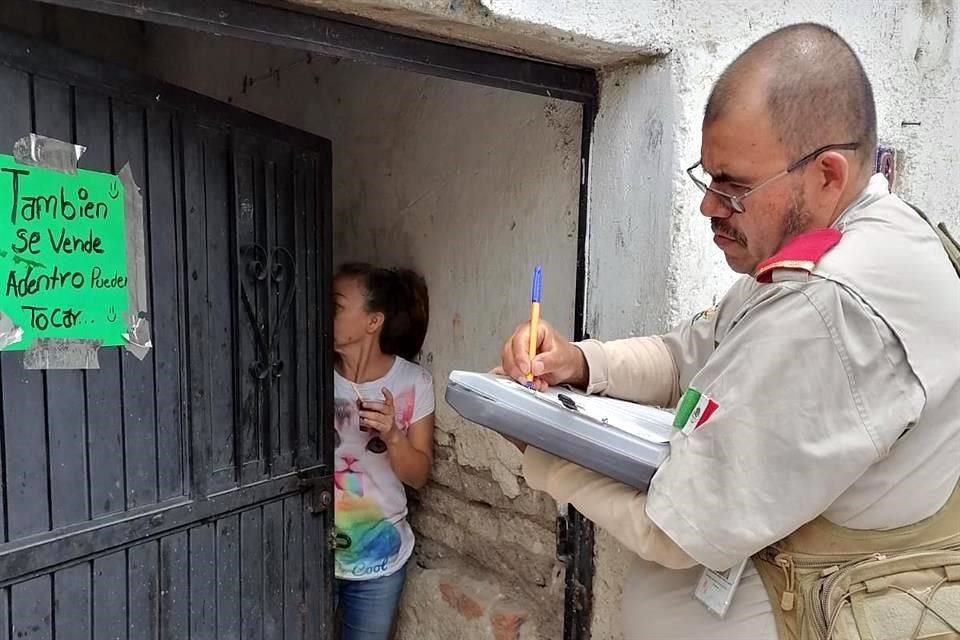 Por encontrarse expuestas a inundaciones durante el próximo temporal, 900 viviendas fueron apercibidas en Tlaquepaque.