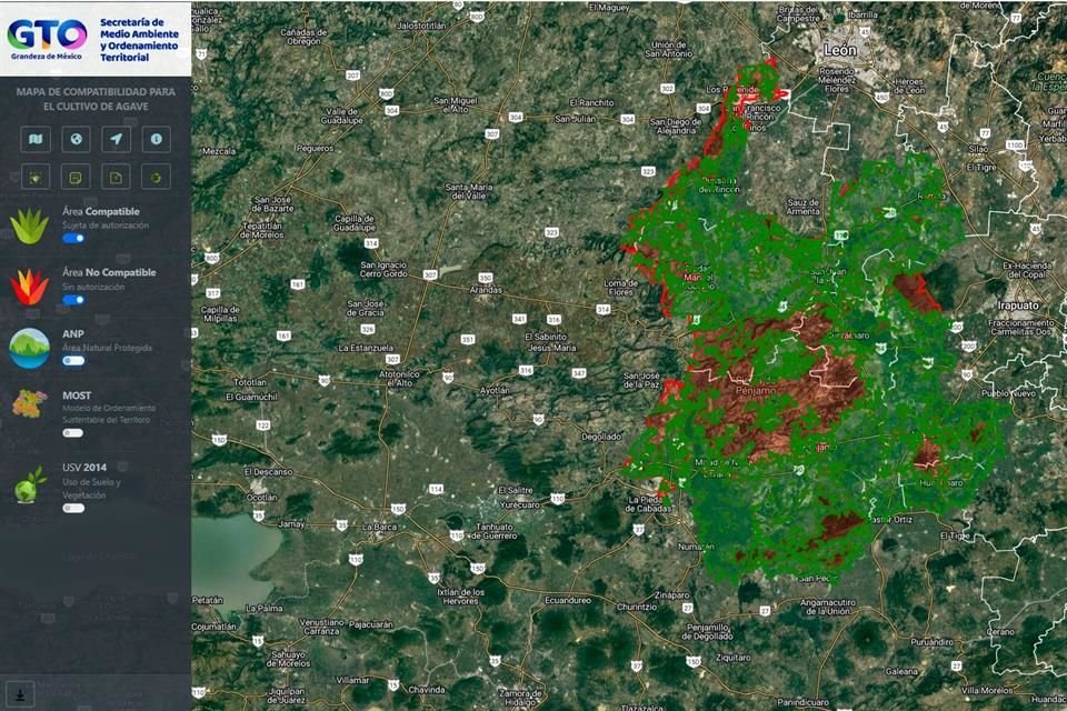 El CRT y autoridades de Jalisco establecieron en 2021 la certificación ARA y lanzaron un mapa para revisar en línea la compatibilidad de predios para la plantación de agave.