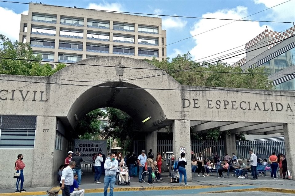 Aspecto del Antiguo Hospital Civil.