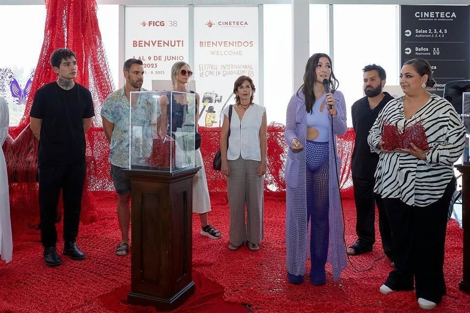 La exposición EMME del Premio Maguey se inauguró hoy como parte de las actividades del FICG 38.