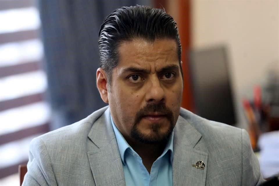 César Íñiguez, líder del Sindicato de Trabajadores del Congreso de Jalisco.