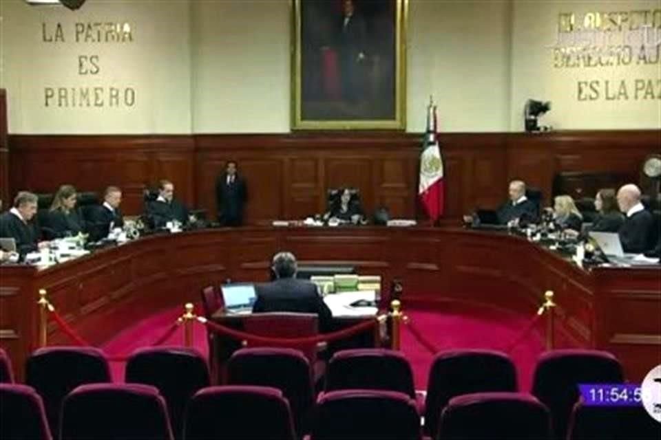 Aspecto de la sesión de este jueves del Pleno de ministros.