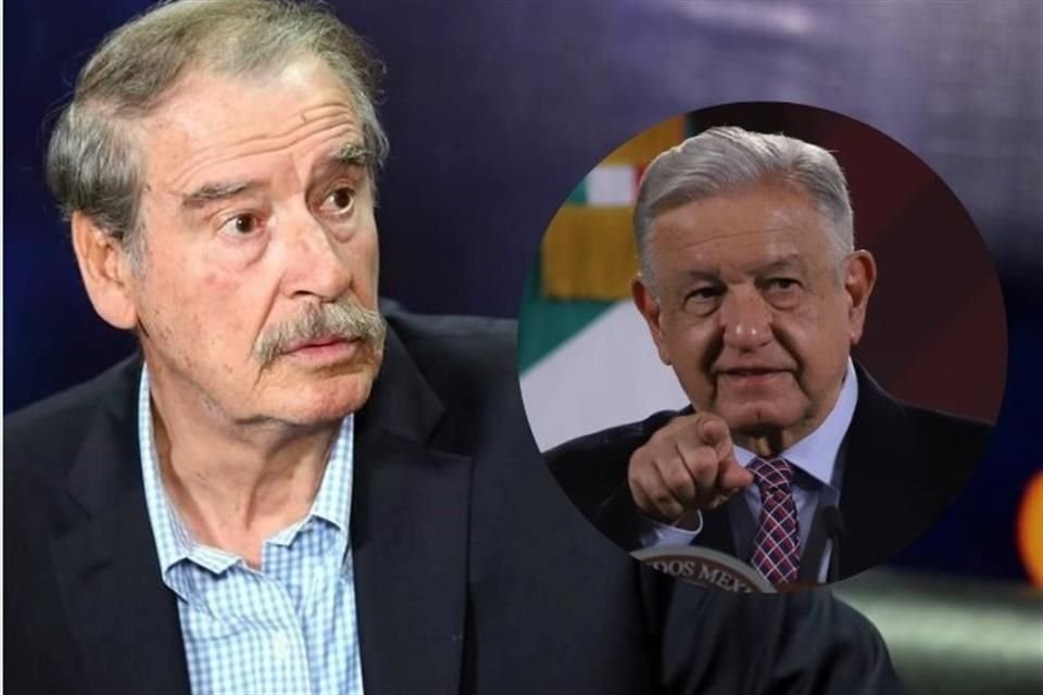 López Obrador calificó a Vicente Fox de mentiroso caradura.