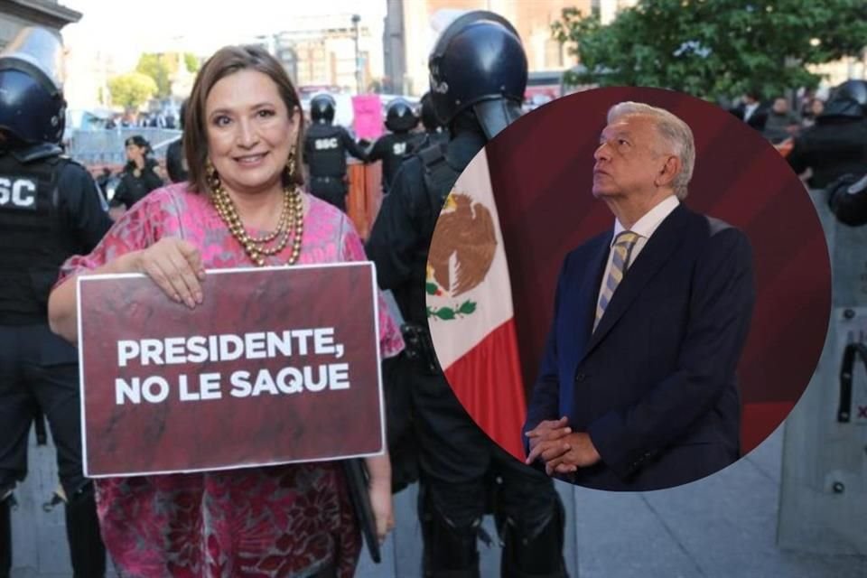 El Presidente López Obrador negó a la senadora panista el acceso a su conferencia de prensa.