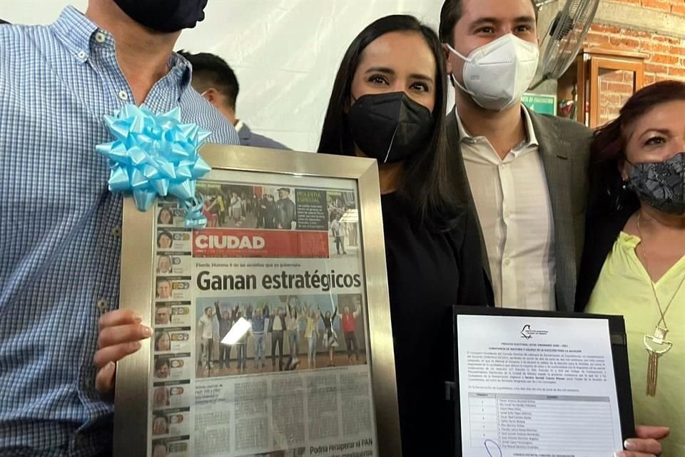 .@SandraCuevas_, quien gobernará la Cuauhtémoc, agradeció a los partidos que le dieron la candidatura y prometió que la demarcación se convertiría en la mejor de la Capital.