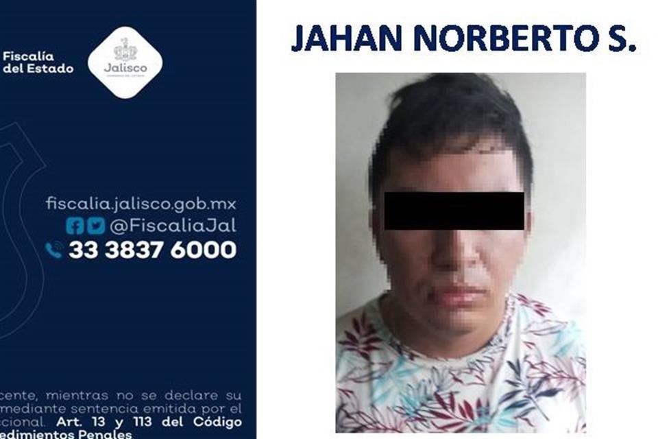 Jahan Norberto 'S', quien estaba preso por otra causa y tuvo que ser excarcelado para ser notificado de la nueva imputación.