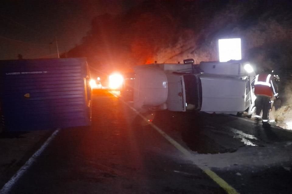 El incidente ocurrió cerca de las 1:30 horas de hoy.
