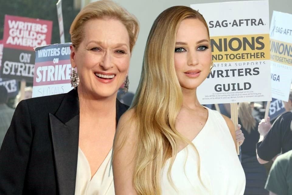 Meryl Streep y Jennifer Lawrence, entre otros, firmaron una carta amenazando con irse a huelga si negociaciones con estudios no avanzan.