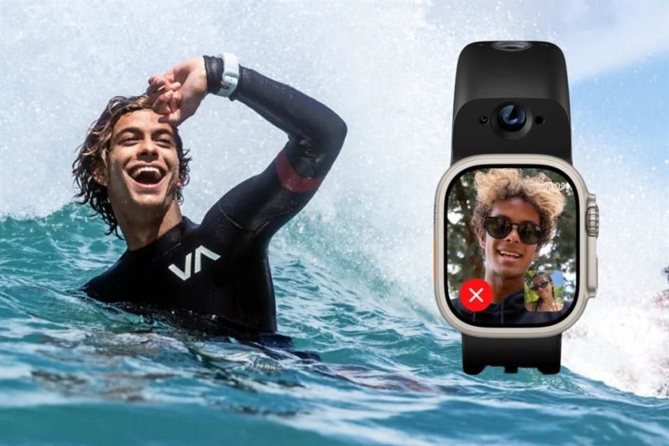 Wristcam es una correa para Apple Watch con la que podrás realizar videollamadas y además tomar fotos en 4K y videos de alta calidad.