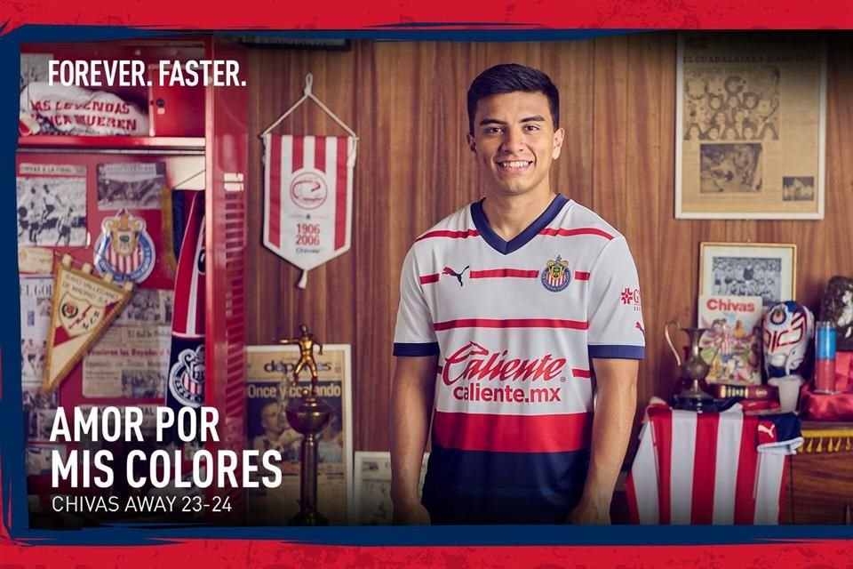 Jersey alternativo de las Chivas. Fernando Beltrán.