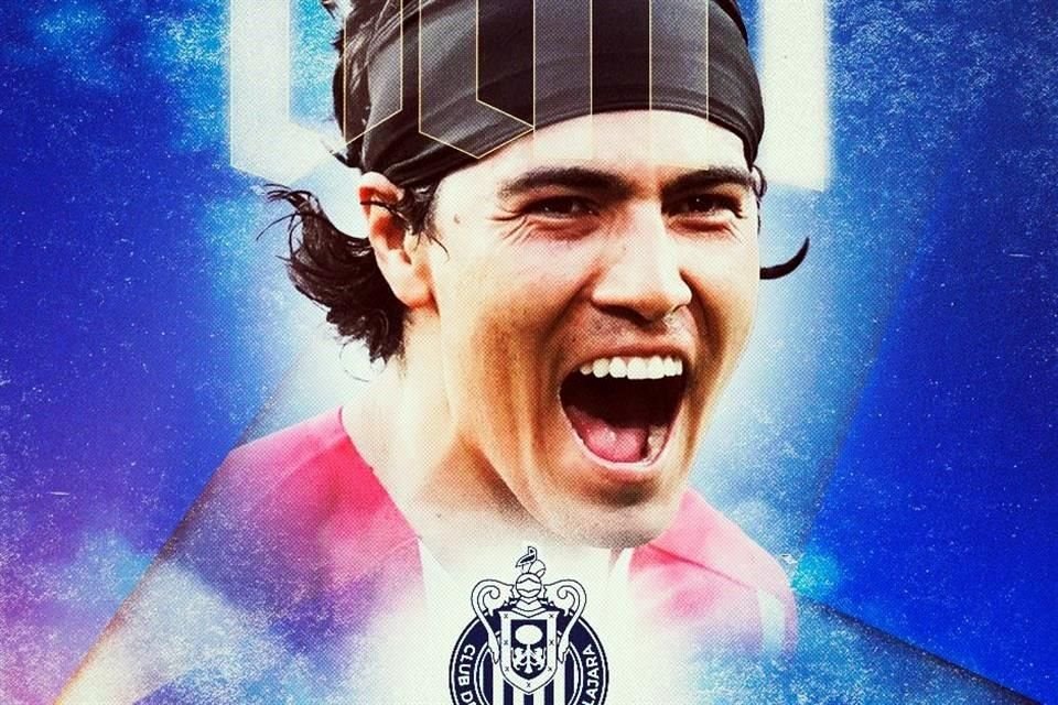 Chivas le da la bienvenida a Erick Gutiérrez de forma oficial a través de sus redes sociales.