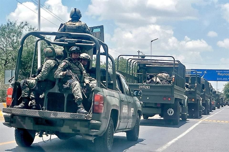 Luego del ataque al funcionario, llegaron más elementos del Ejército para reforzar la seguridad de la región.