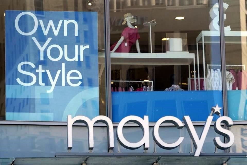 File - Signage hangs from a Macy's store in San Francisco, Tuesday, April 18, 2023. Macy's,