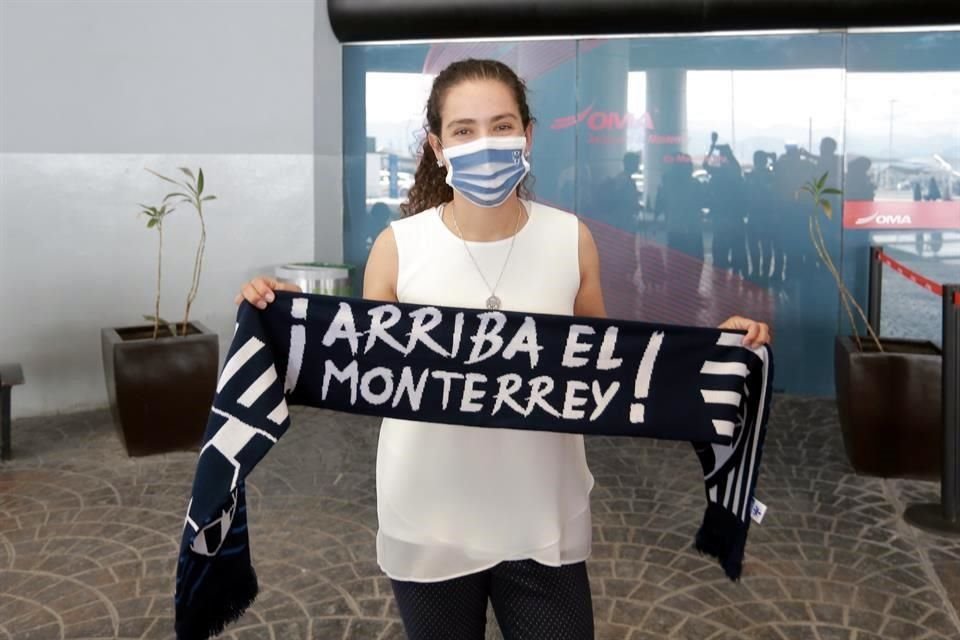 Eva Espejo reconoció que llegar a Rayadas era un crecimiento en su carrera.
