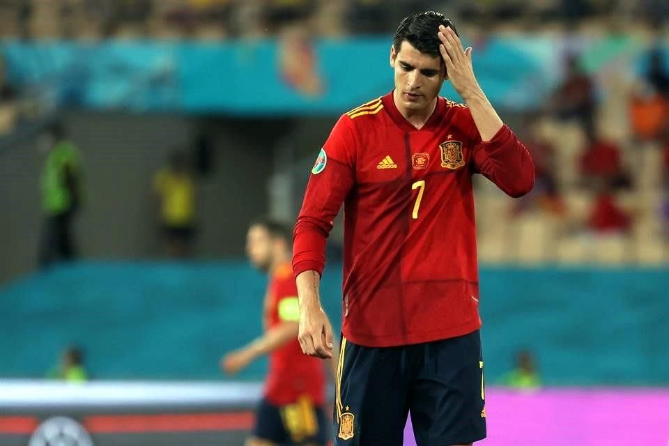 Álvaro Morata no lució en la ofensiva española.