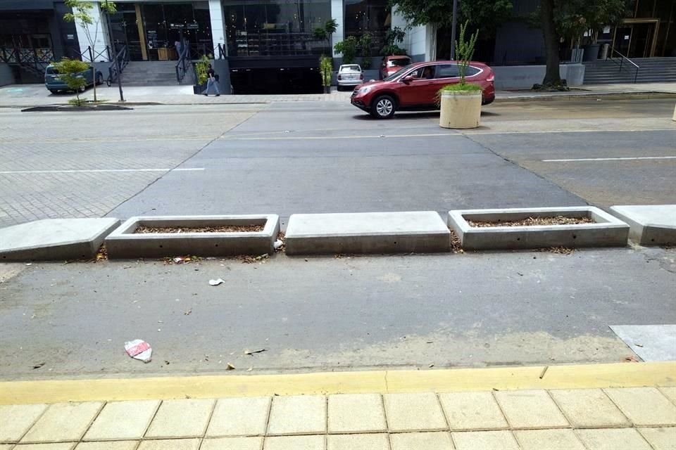 También han desaparecido los árboles que se plantaron.