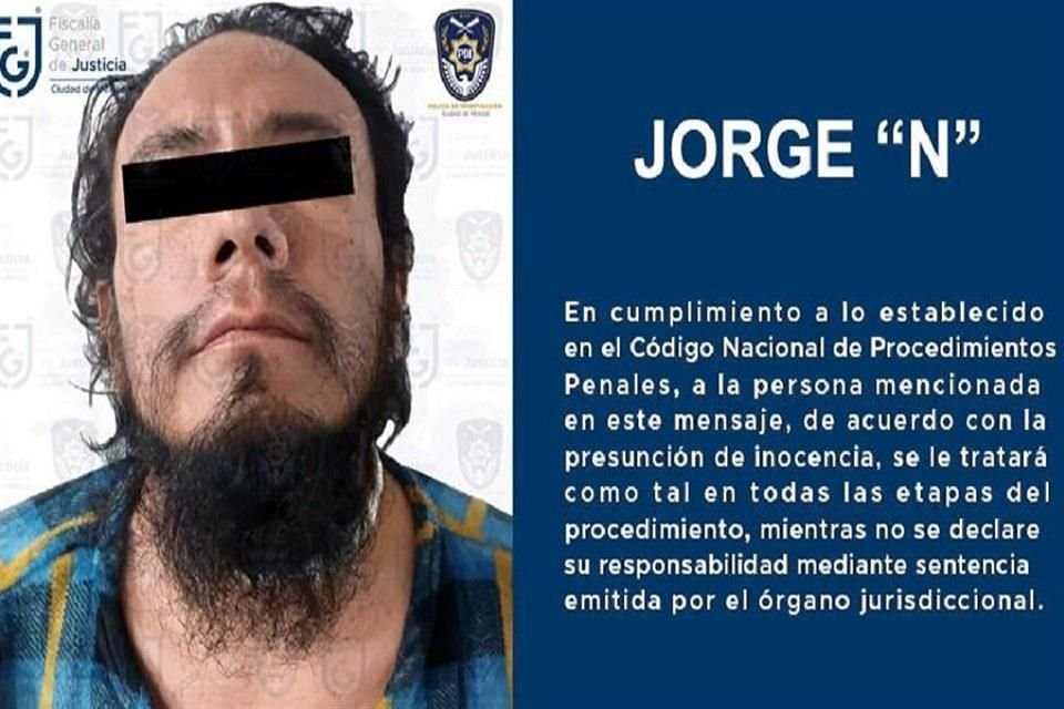 Un hombre fue detenido por un robo con violencia, sin embargo, la FGJ lo indaga por el feminicidio de su madre ocurrido en la Gustavo A. Madero.