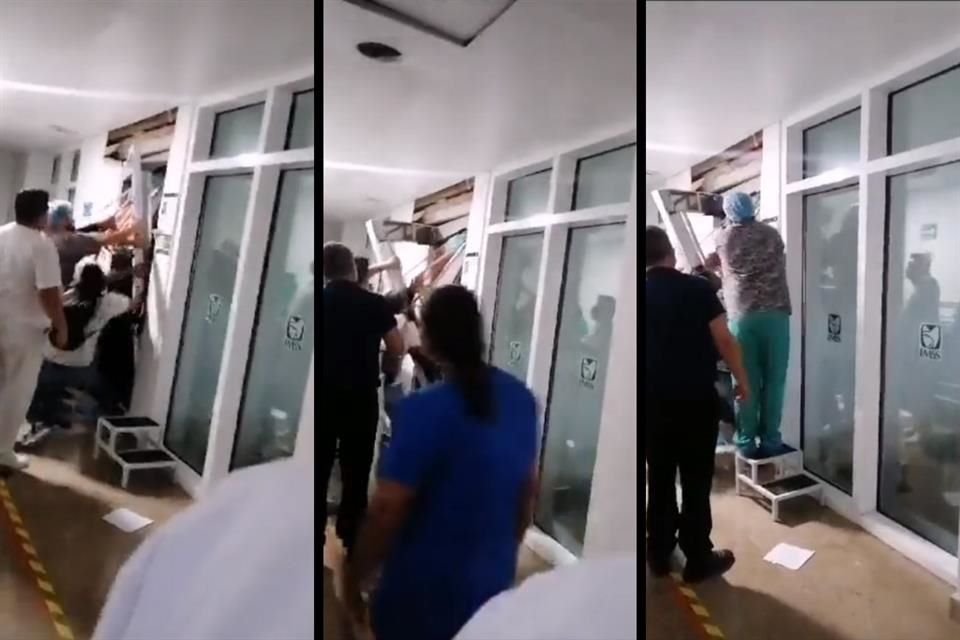 IMSS acusó a empresa de mantenimiento por muerte de niña prensada en elevador y Fiscalía de QR detuvo al camillero por homicidio culposo.