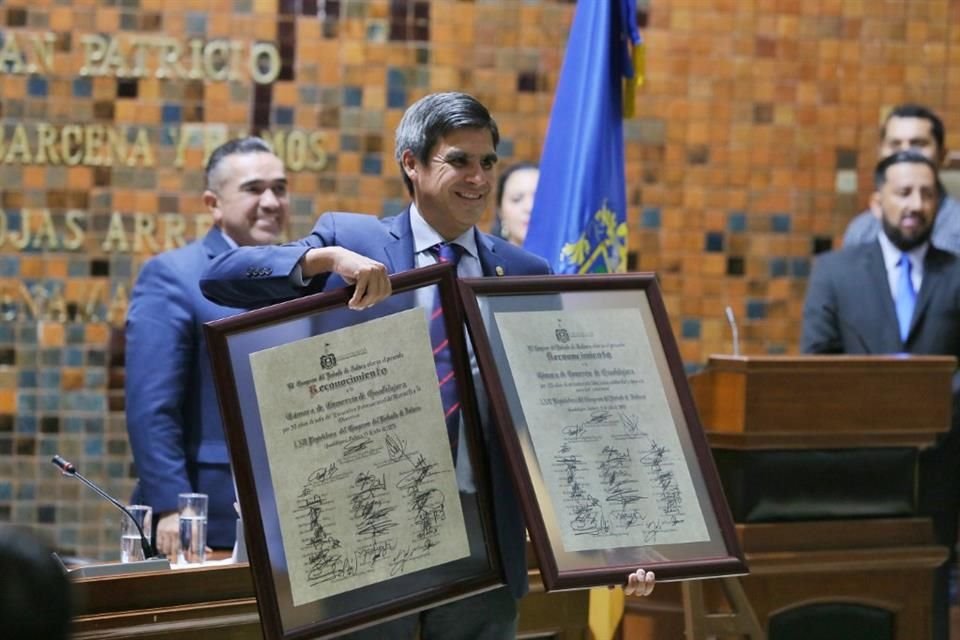 Raúl Uranga, presidente de la Cámara de Comercio de Guadalajara.