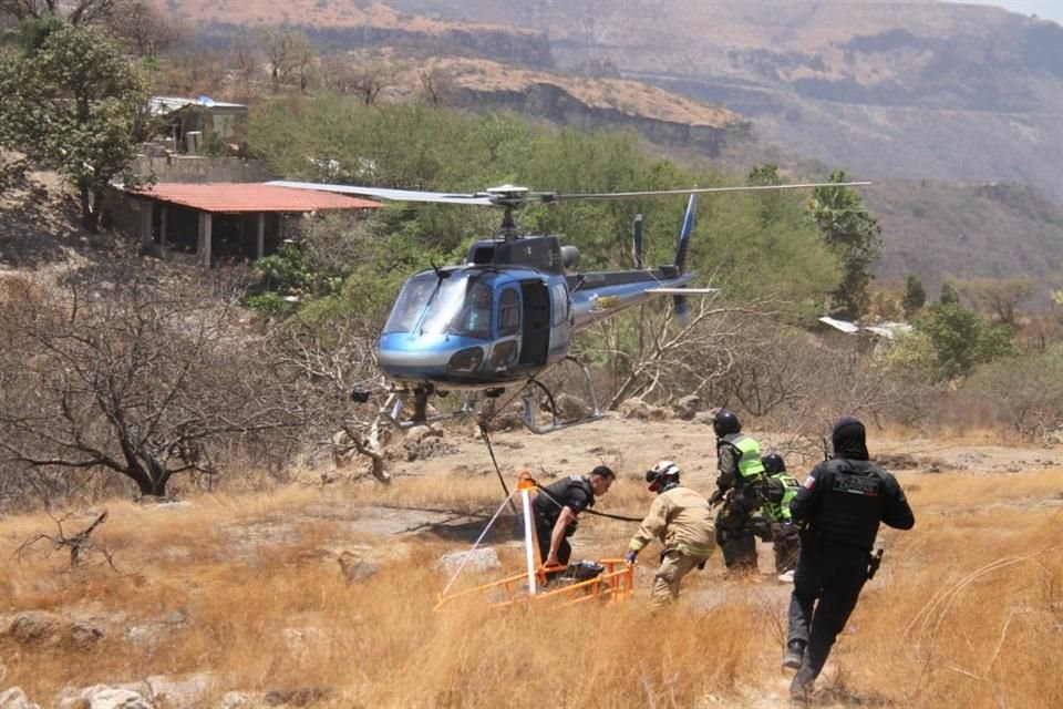 Los restos de los 8 trabajadores call centres, privados de la libertad, son localizados el 2 de junio en una barranca de la Colonia Mirador Escondido, en Zapopan.