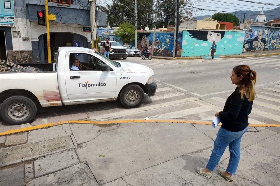 Ayer había poca presencia policial en Tlajomulco.