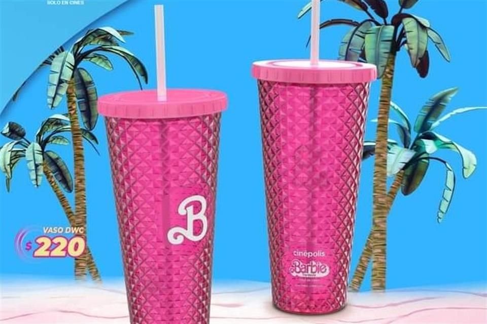 Para el estreno de 'Barbie', Cinépolis lanzó una colección de vasos, sin embargo, ya se habían agotado horas antes de la primera función.