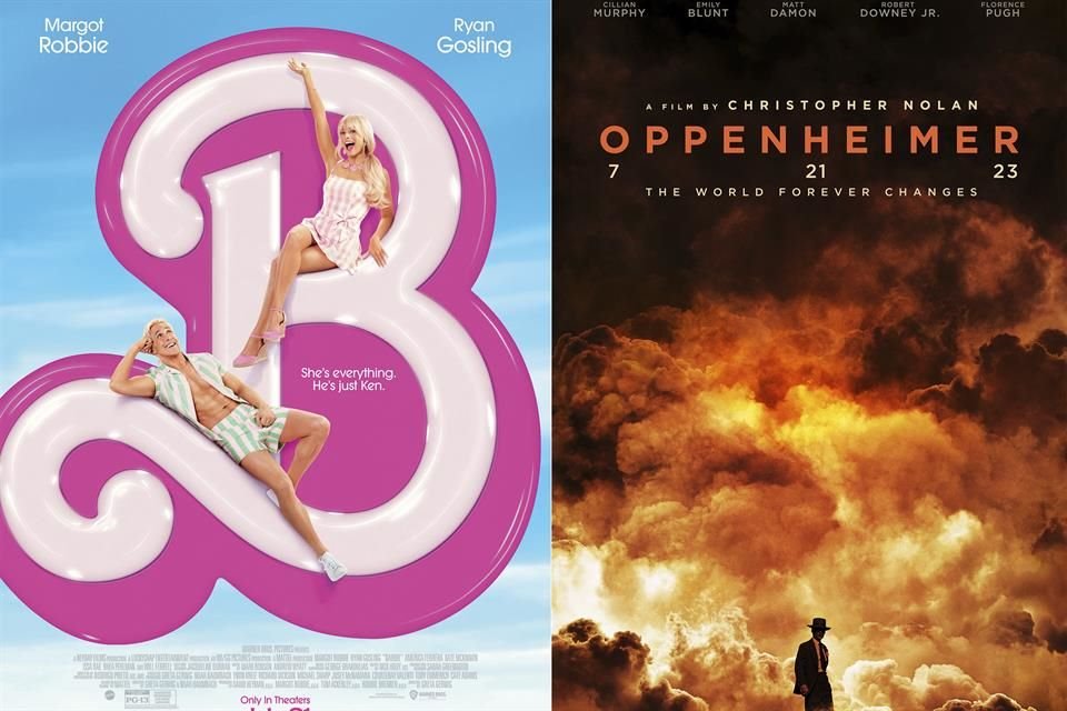 'Barbie' y 'Oppenheimer' se mantienen fuertes en los cines a una semana de su estreno.