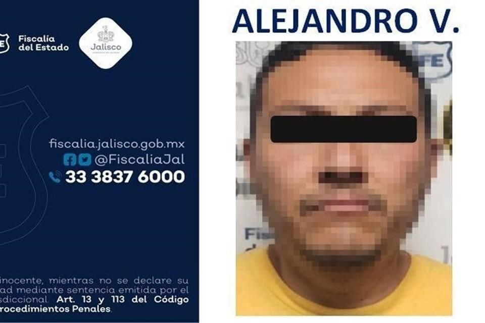 Alejandro 'V', el tercer hombre detenido por su presunta relación con el atentado con explosivos que dejó seis muertos y 15 heridos en Tlajomulco, llevará su proceso penal en prisión.