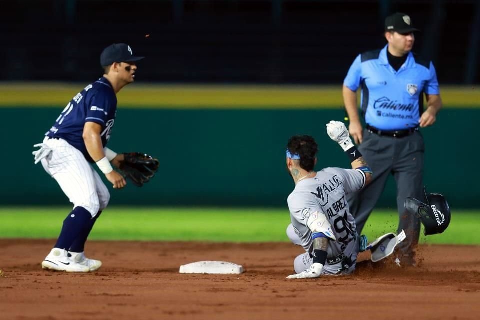 Mariachis de Guadalajara ante los Rieleros de Aguascalientes, en el segundo juego de la serie en la temporada 2023 de la LMB.