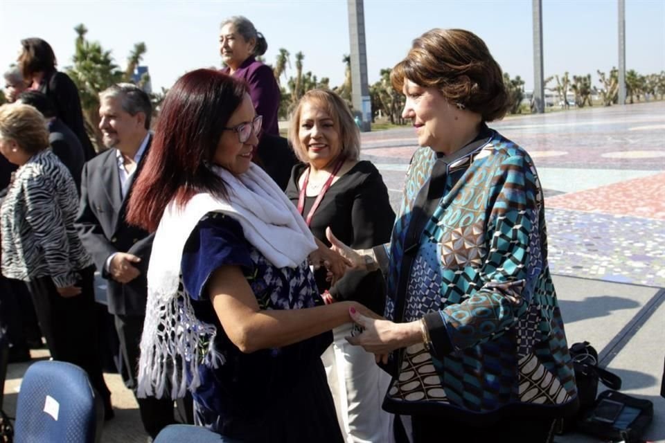 Sofialeticia Morales Garza, Secretaria de Educación en Nuevo León, abogó por el diálogo con la SEP.