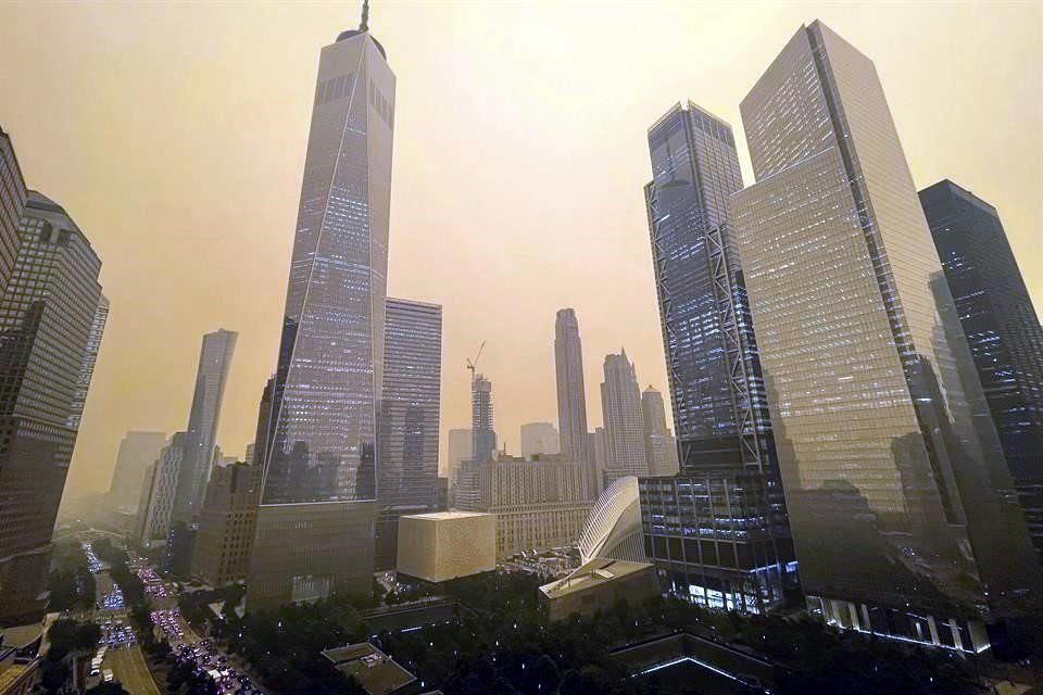 Los incendios en Canadá provocaron una neblina de humo en la ciudad de Nueva York.