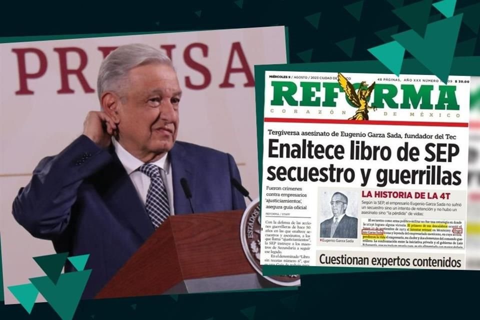 AMLO justificó que en libros de texto aparezcan historias de guerrillas.