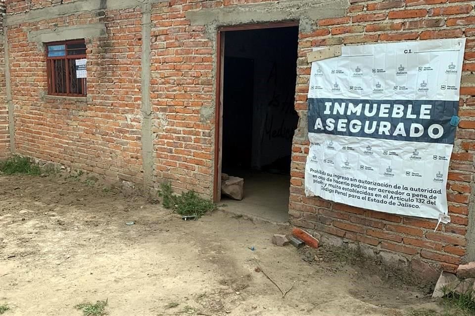 El inmueble fue asegurado.