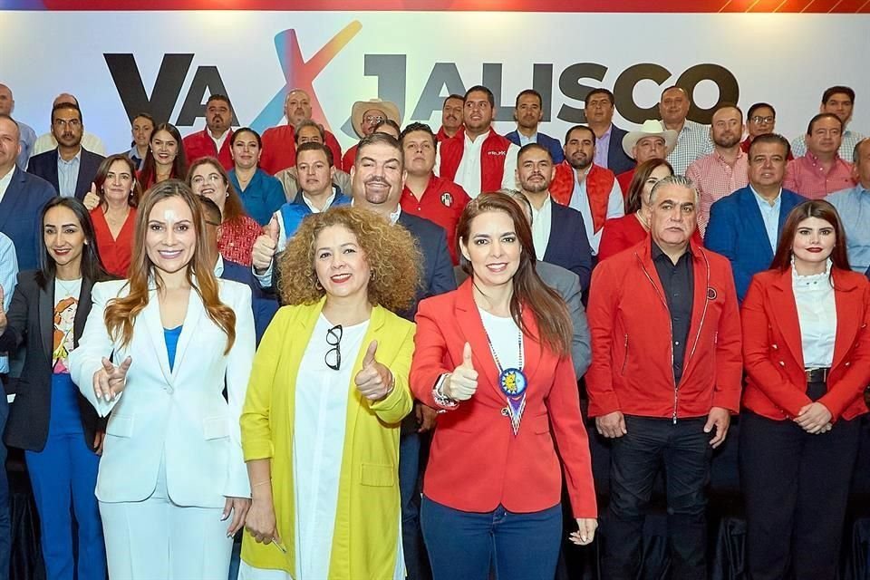 La alianza 'Va por Jalisco' está conformada por PAN, PRI y PRD.