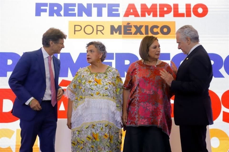 Aspecto del primer foro del Frente Amplio por México el pasado 10 de agosto de 2023.