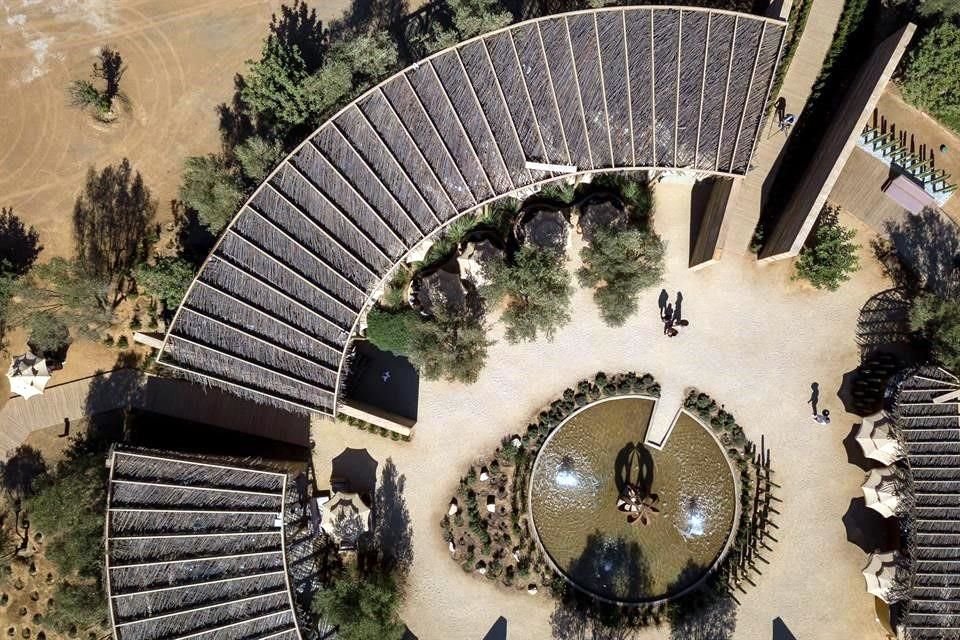 Aspectos de Ojá, un restaurante en Valle de Guadalupe de la autoría de Diseño Norteño.