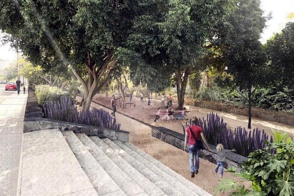 Render que facilitó Obras Públicas de Guadalajara con la idea del proyecto.