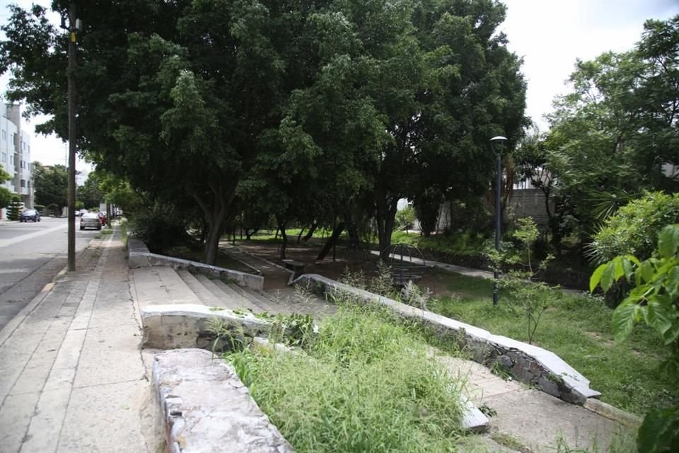 Así se encuentra actualmente el Parque Constelación, que recibirá una inversión de 10 millones de pesos.