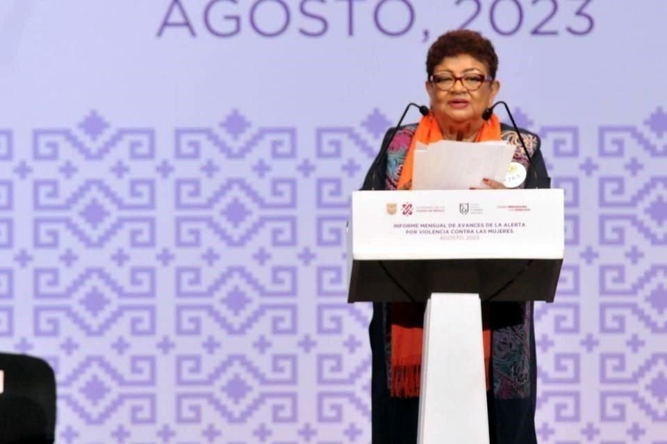 Ernestina Godoy, Fiscal capitalina, señaló que en los primeros siete meses del año han ocurrido 30 feminicidios en la CDMX.