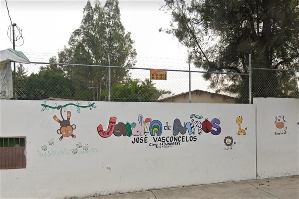 El Jardín de Niños José Vasconcelos se ubica en la Colonia Tabachines, en Zapopan.