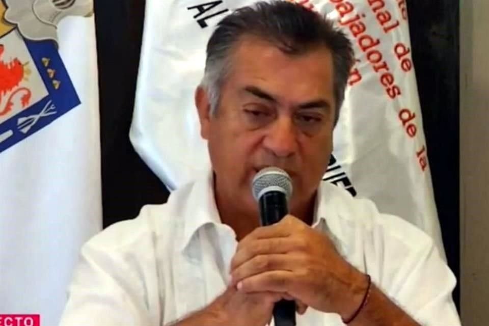 Jaime Rodríguez, Gobernador de Nuevo León.