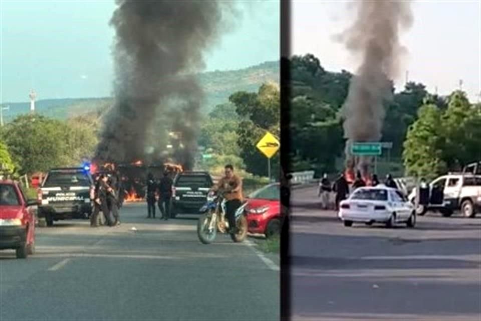 La región de Tierra Caliente, en Michoacán, se encuentra este domingo en medio de ataques de sicarios, quemas de negocios y narcobloqueos.