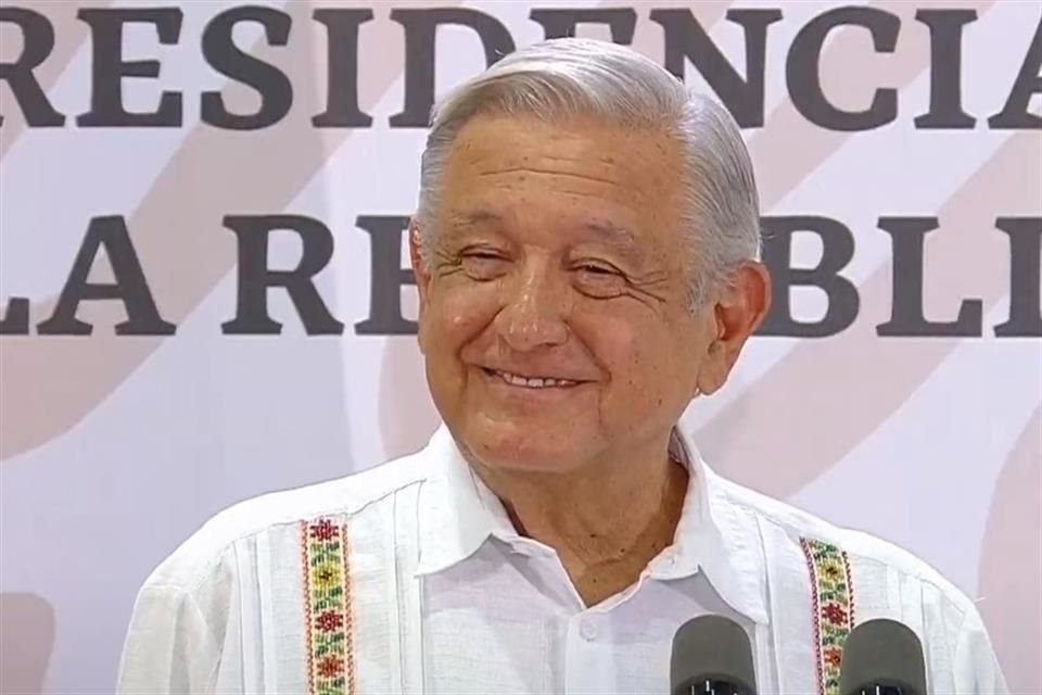 El Presidente durante su Quinto Informe en Campeche.