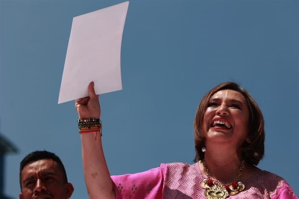 Xóchitl Gálvez, candidata presidencial del Frente Amplio por México.