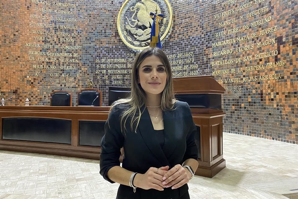 Priscilla Franco, diputada por MC en el Congreso de Jalisco.