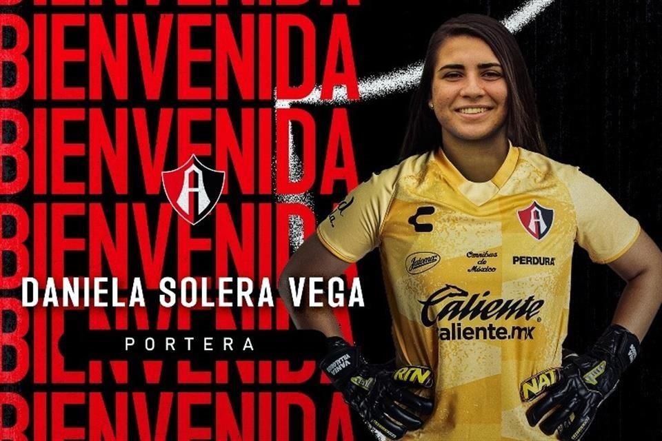 Daniela Solera Vega es el nuevo refuerzo a Altas femenil para el Apertura 2023.