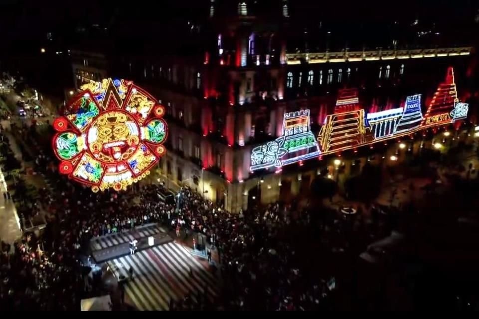 El alumbrado decorativo por fiestas patrias está conformado por más de 22 mil focos led y 22 kilómetros de manguera luminosa.