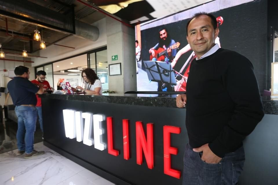 Bismarck Lepe, fundador y director en Wizeline, empresa de proveeduría de servicios de tecnología que tiene oficinas en Zapopan.
