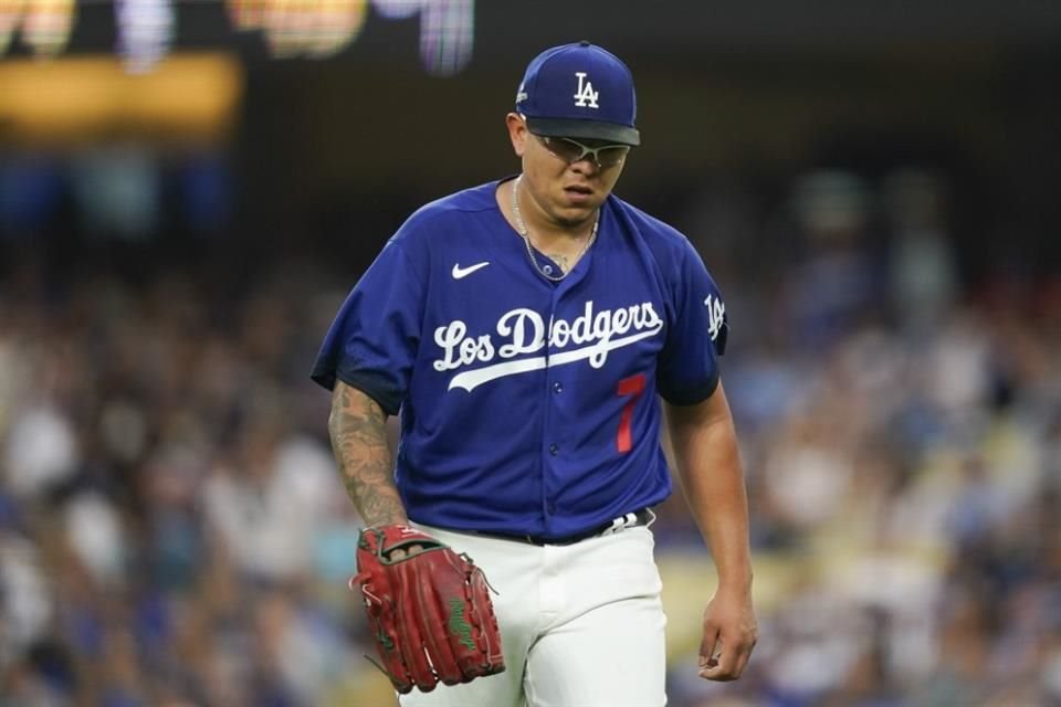 Julio Urías no podrá jugar con Dodgers luego de haber sido arrestado por violencia doméstica; comparecerá en el tribunal el 27 de septiembre.